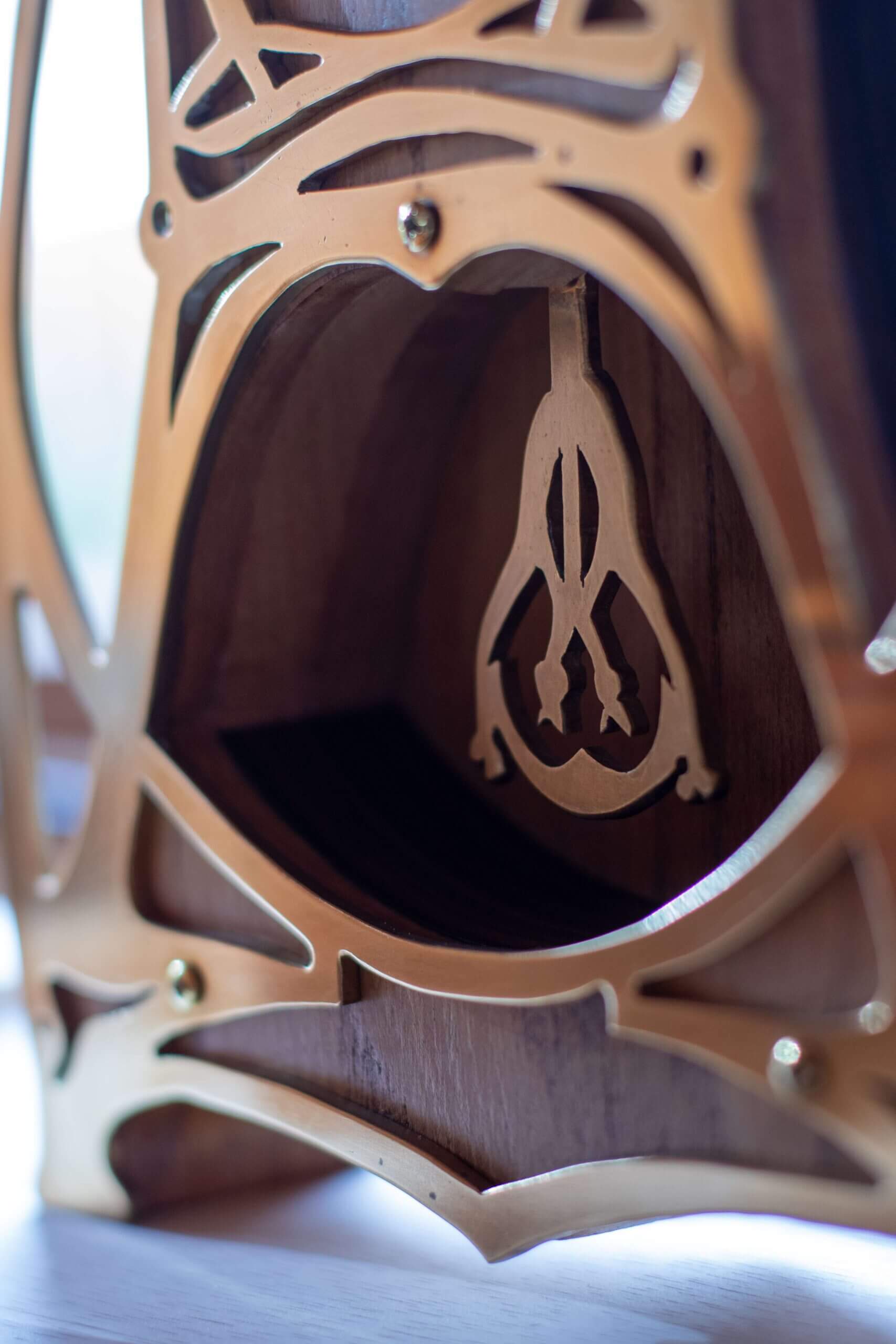 Wiegman Woodwork Pendule close-up 2