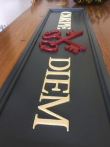 Wiegman Woodwork - Naambord sleutel