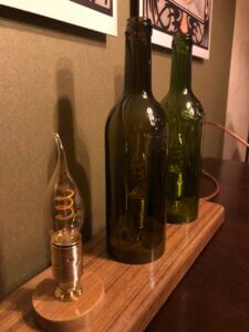 Wiegman Woodwork Opbouw Flessenlamp