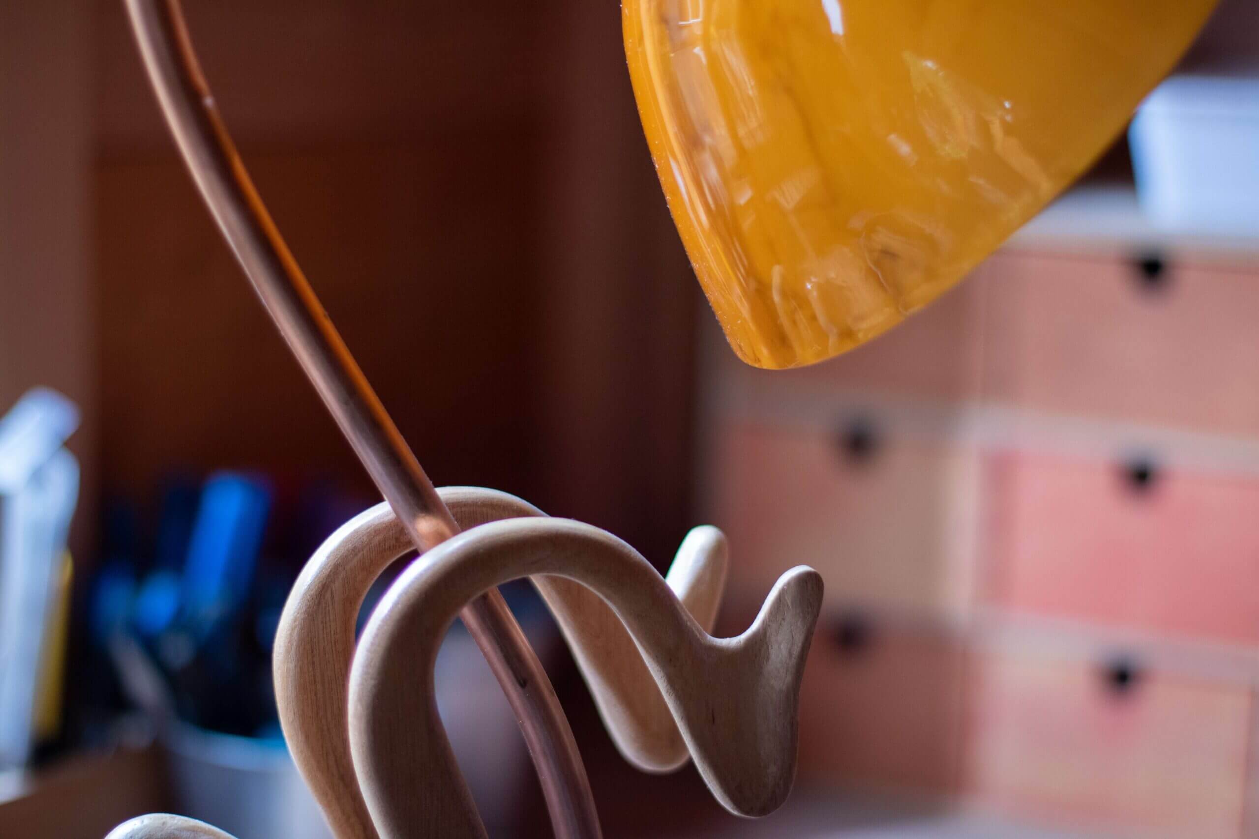 Wiegman Woodwork lamp detail